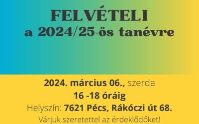 Zeneiskola felvételi