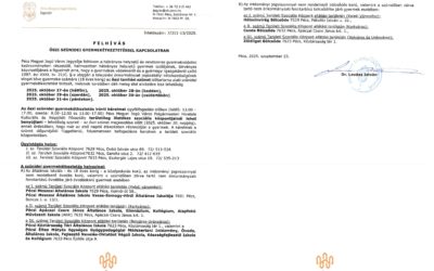 Őszi szünidei gyermekétkeztetés