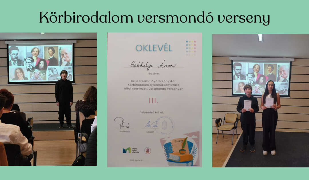 Versmondó verseny siker